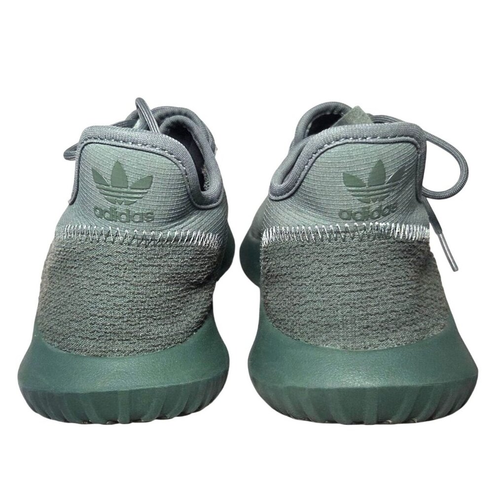 Adidas Tubular Shadow Green Lace Up Woven Running Sneakers Men's Size 10.5 - Picture 8 of 9